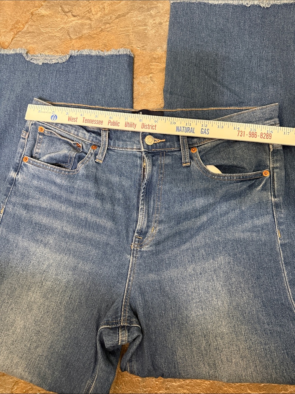 GAP high rise wide leg jeans - Picture 5 of 7